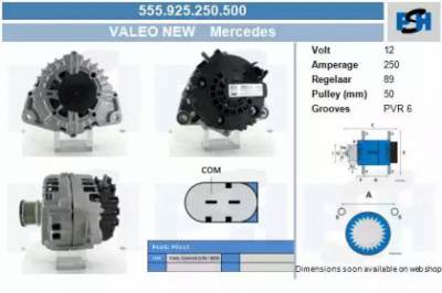 CV PSH 555925250500 -  Генератор